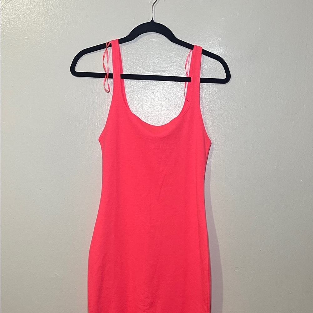Zara Pink Sleeveless Midi Dress